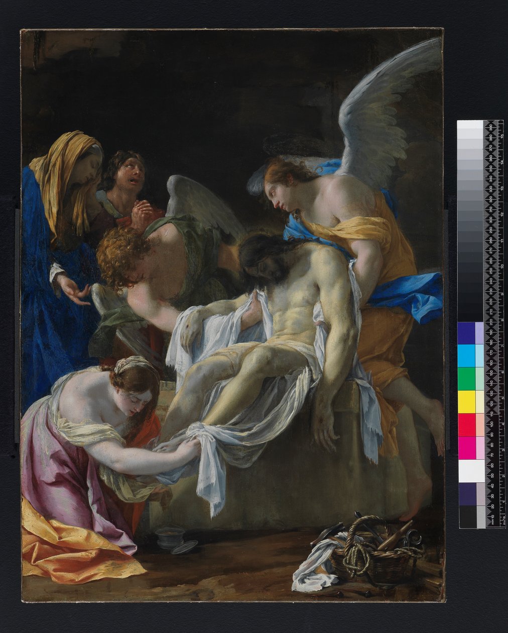Złożenie do grobu, 1635-1638 autorstwa Simon Vouet