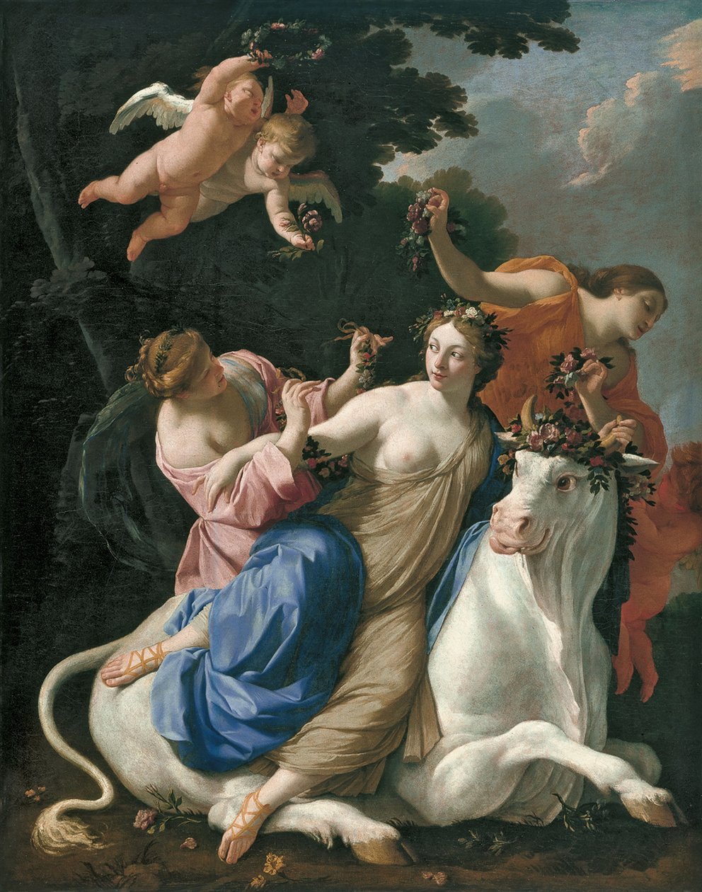Gwałt Europy autorstwa Simon Vouet