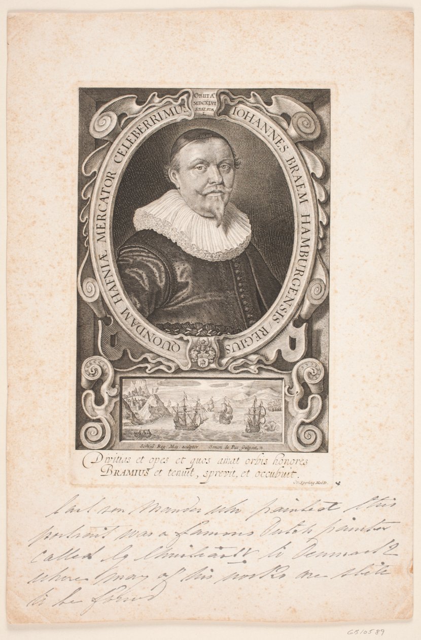 Kupiec Johan Braem autorstwa Simon de Pas