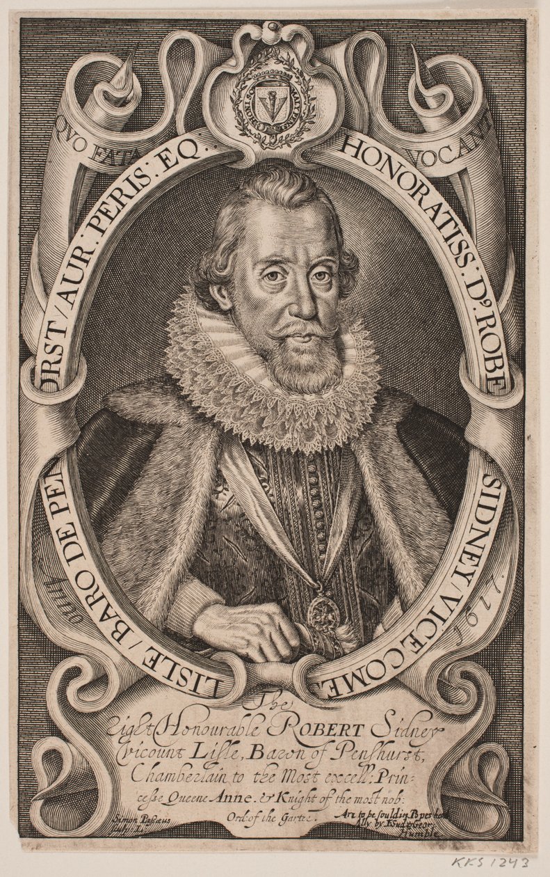 Robert Sidney, hrabia Leicester autorstwa Simon de Pas