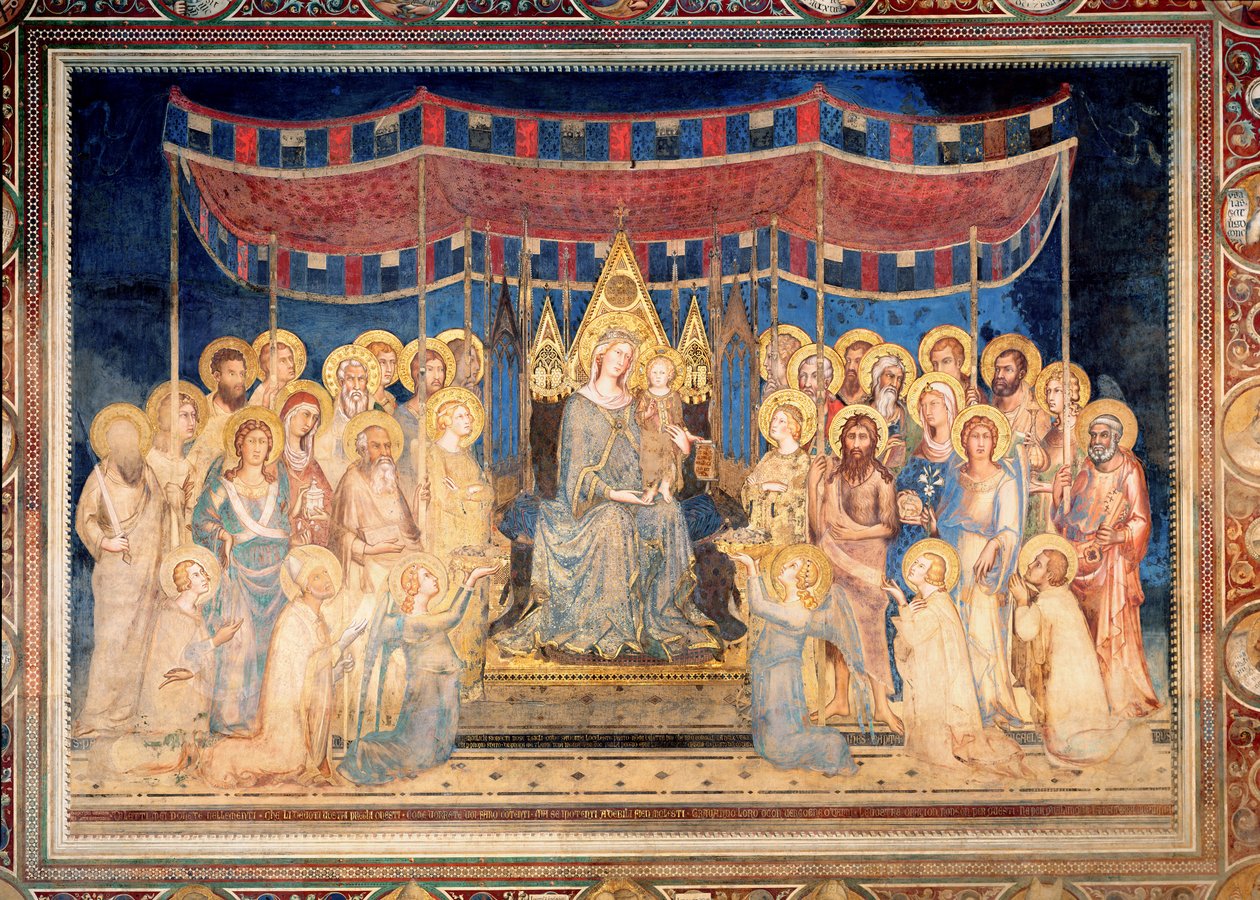 Maesta, 1315 autorstwa Simone Martini