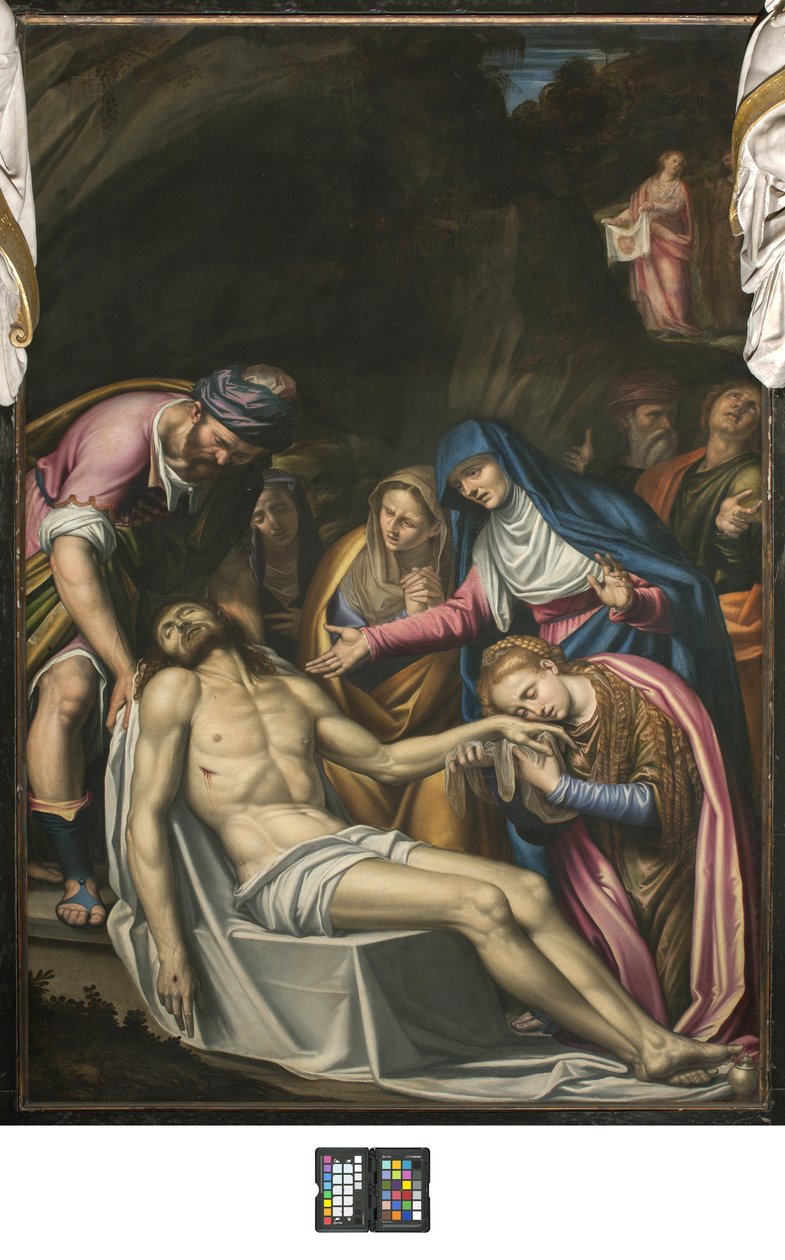 Złożenie, 1591 autorstwa Simone Veneziano Peterzano