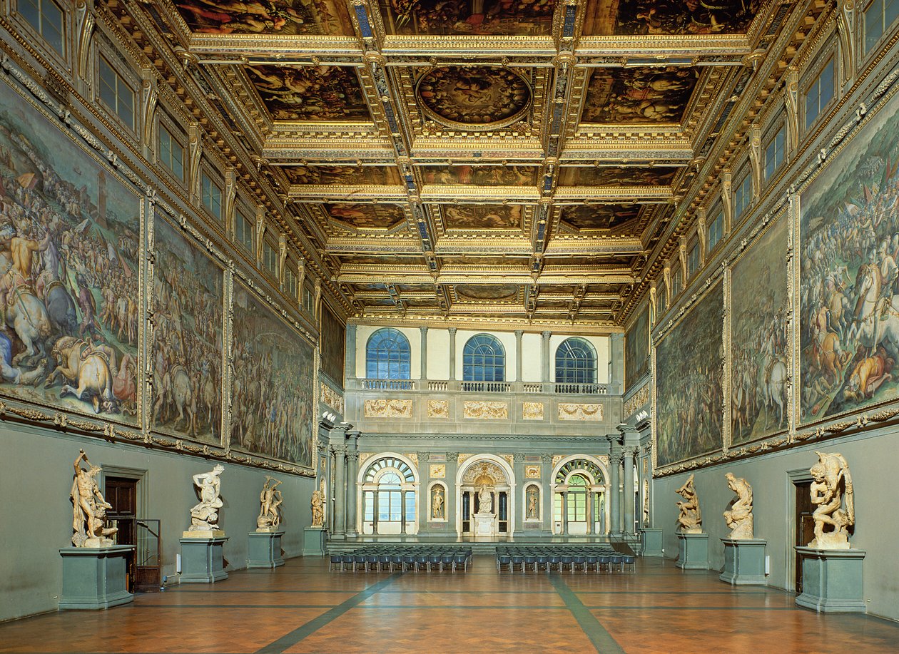 Salone dei Cinquecento, ok. 1495 autorstwa Simone del Pollailo