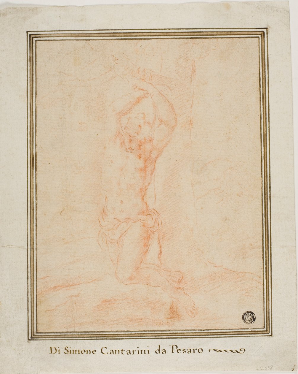 Św. Sebastian autorstwa Simone Cantarini