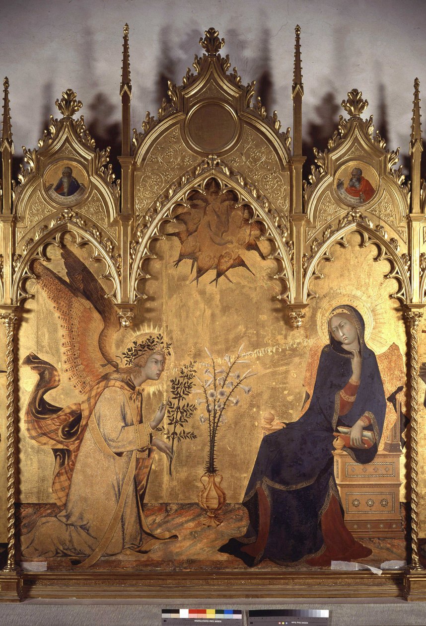 Zwiastowanie 1333 autorstwa Simone Martini