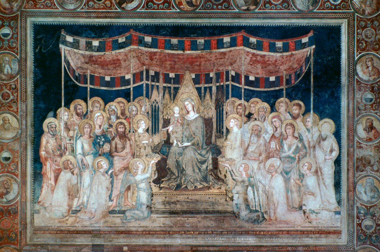 Maesta, 1315 autorstwa Simone Martini