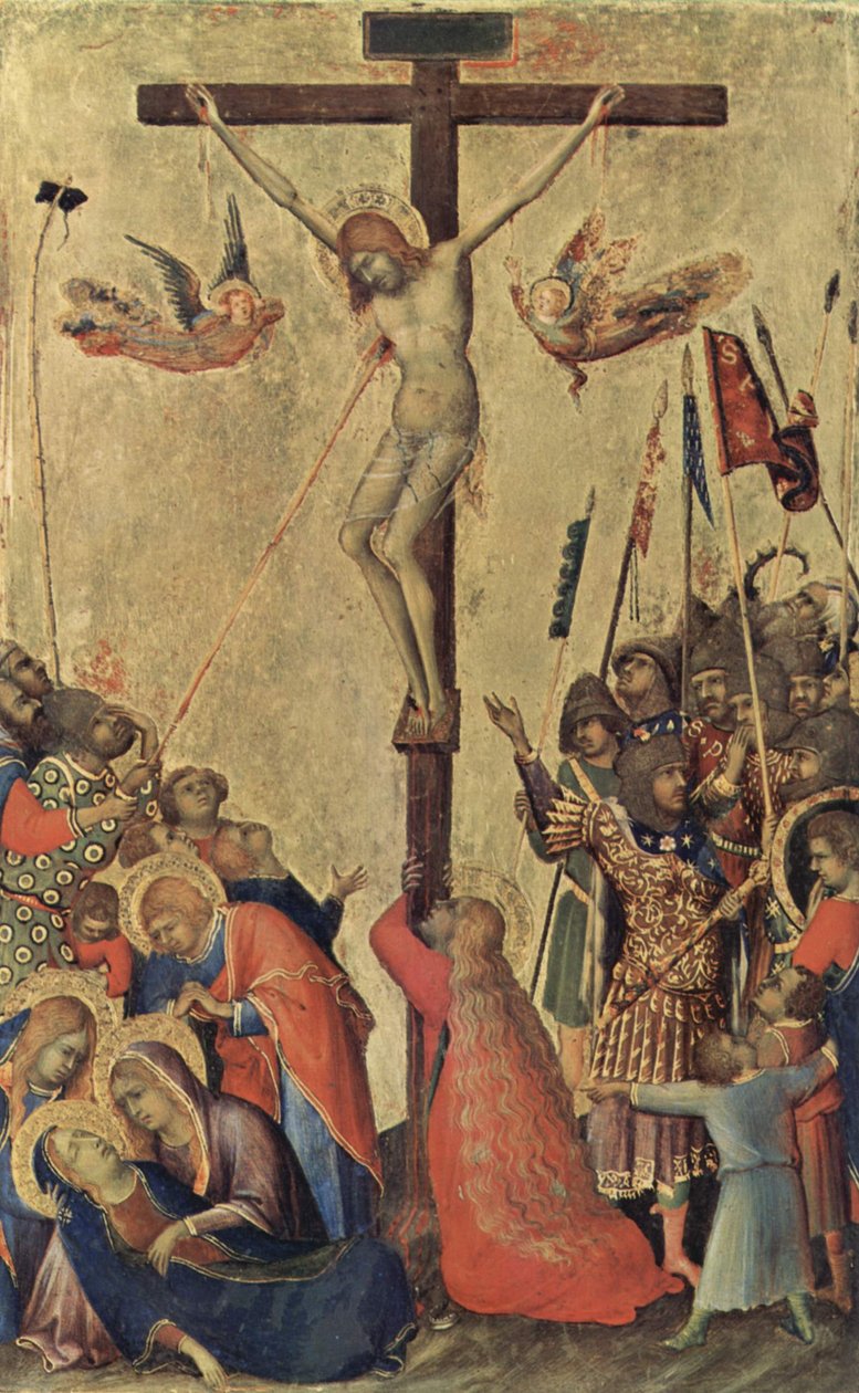 Poliptyk Orsini: Ukrzyżowanie autorstwa Simone Martini