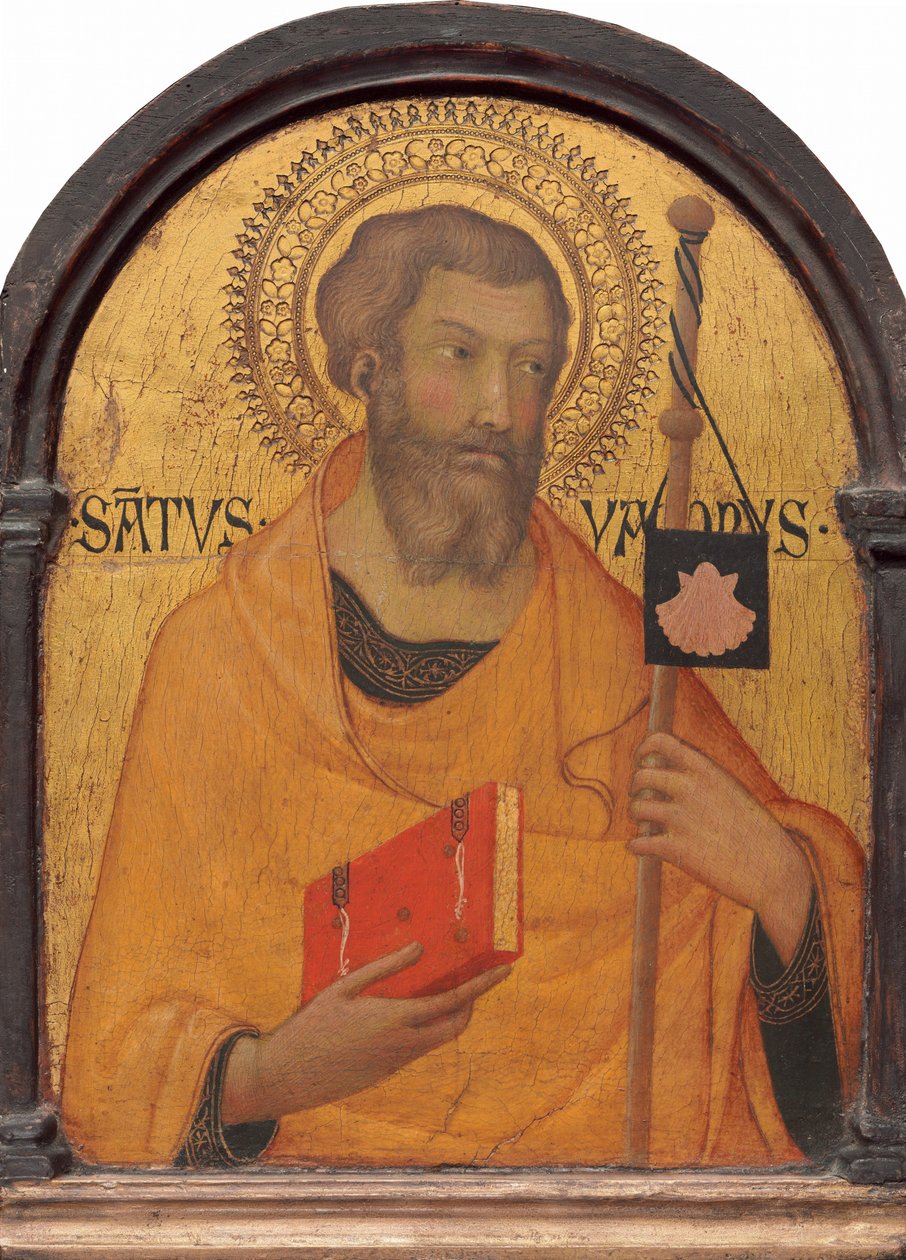 Św. Jakub Major, c. 13151320. autorstwa Simone Martini