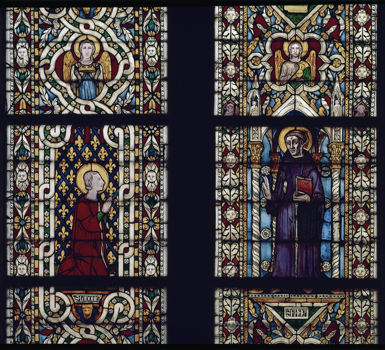Św. Ludwik z Tuluzy (Ludwik z Anjou .) autorstwa Simone Martini