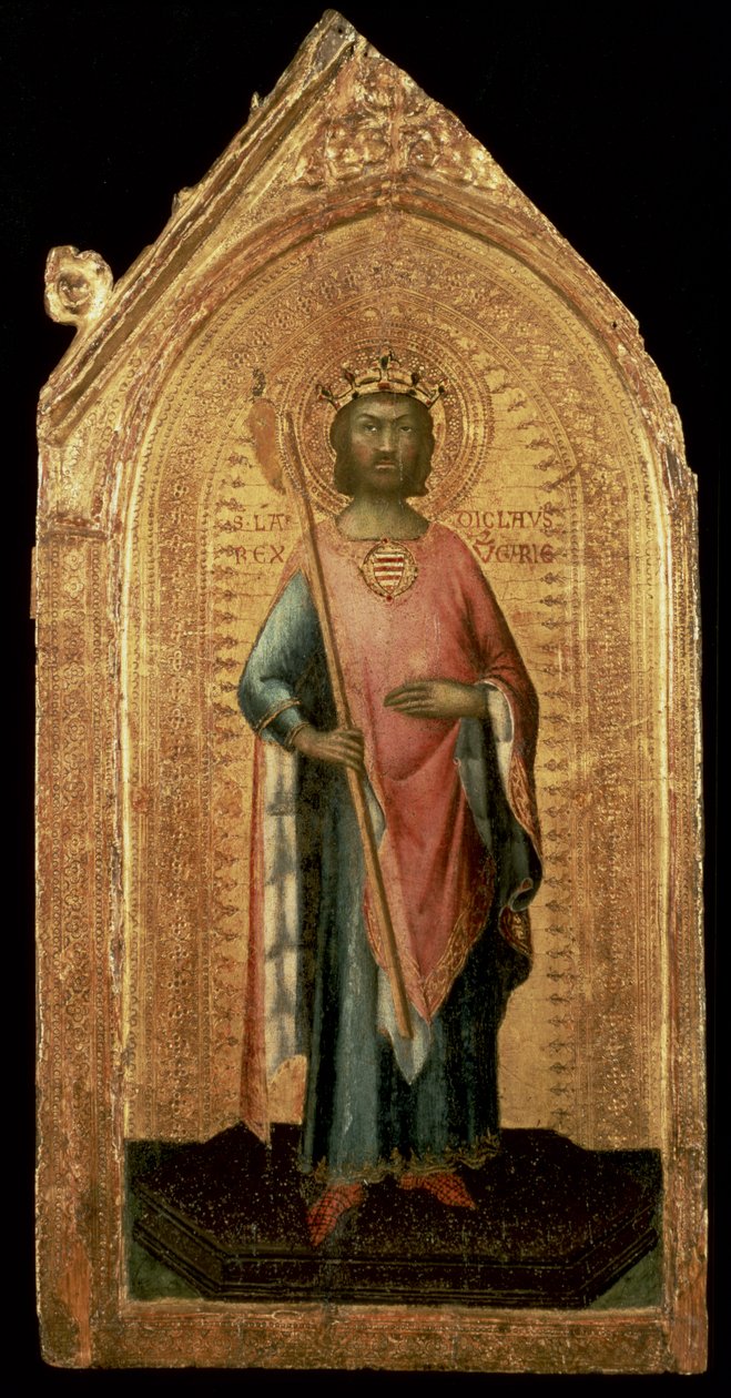 Święty Władysław z Węgier autorstwa Simone Martini