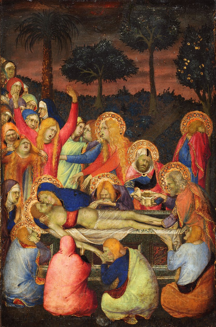 Pochówek Chrystusa autorstwa Simone Martini