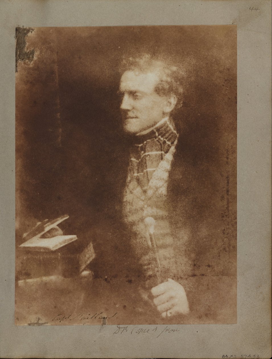Kapitan W. Heriot Maitland. autorstwa Sir David Brewster