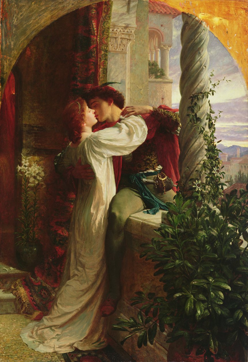Romeo i Julia, 1884 autorstwa Frank Dicksee