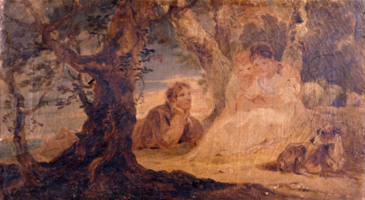Postacie w krajobrazie autorstwa Sir Peter Francis Bourgeois