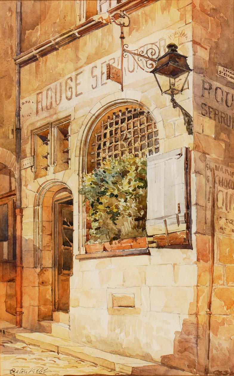 Warsztat ślusarski, 1924. autorstwa Sir Aston Webb
