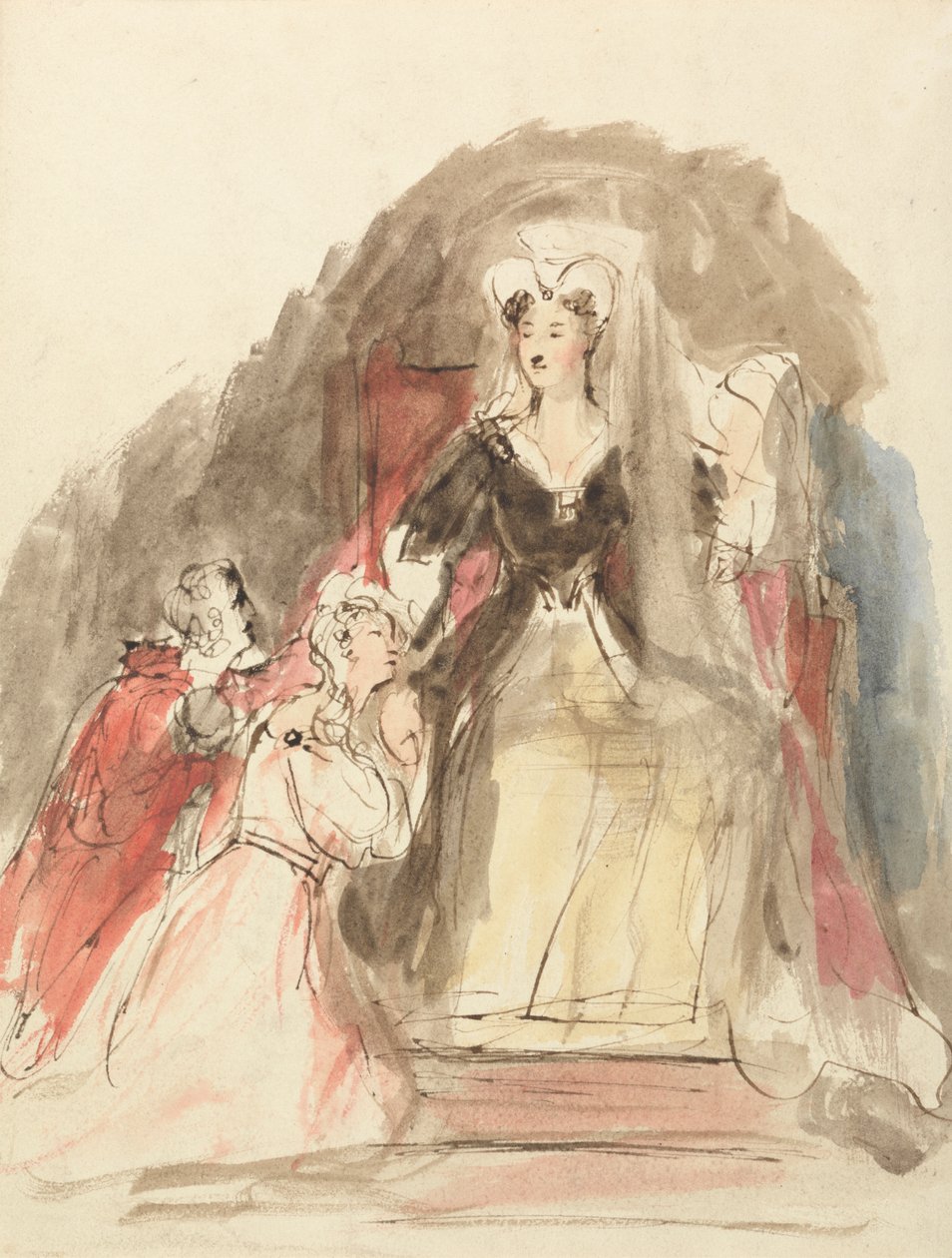 Scena z filmu „Opat” autorstwa Sir David Wilkie
