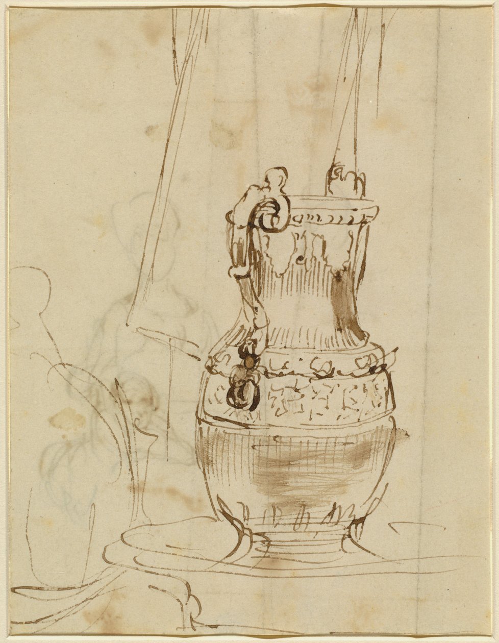 Ozdobny dzban [rekto] autorstwa Sir David Wilkie