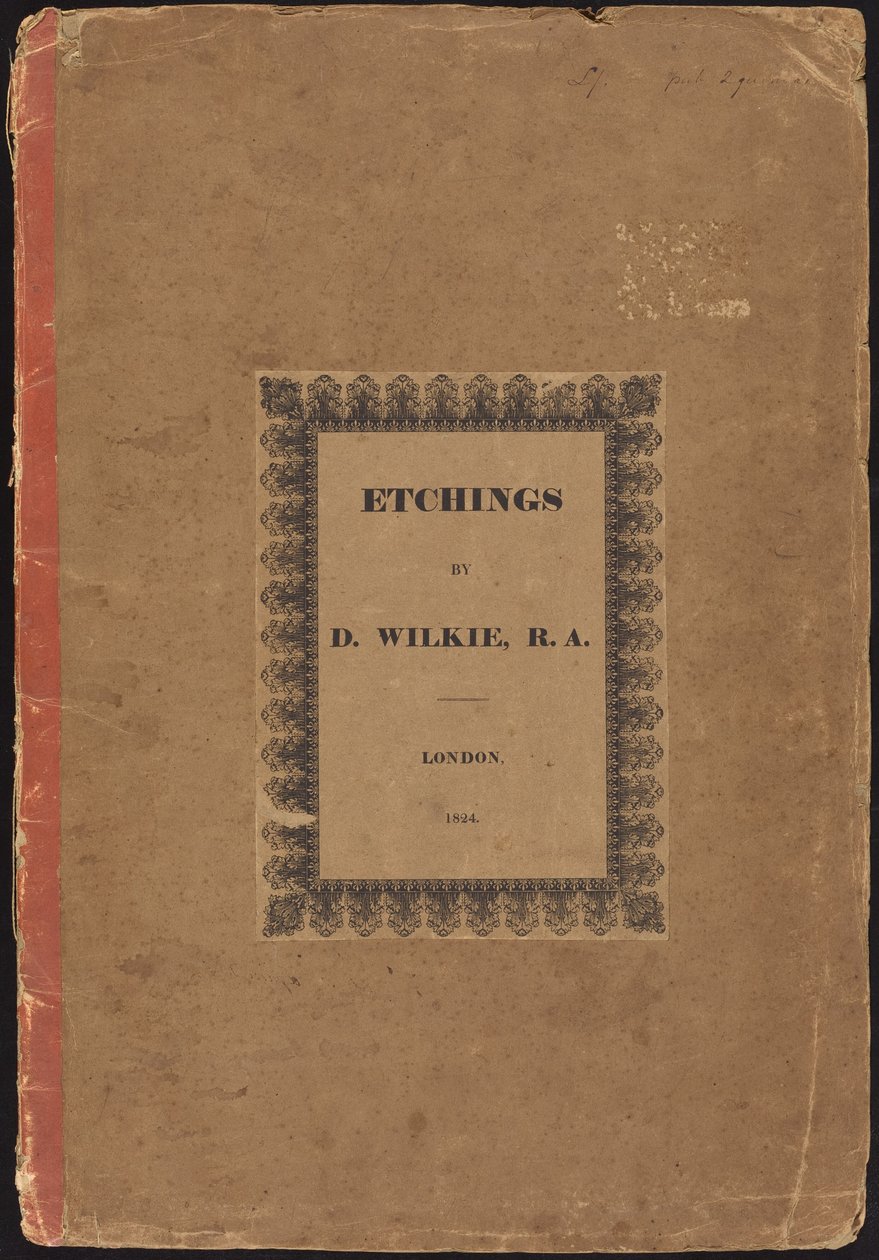 Akwaforty D. Wilkie, R.A. autorstwa Sir David Wilkie