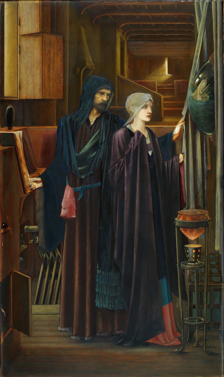 Czarodziej, 1898. autorstwa Sir Edward Coley Burne Jones