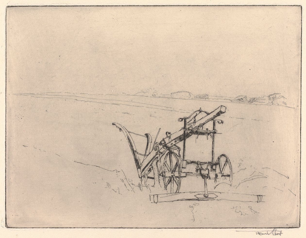 Pług z Norfolk autorstwa Sir Frank Short