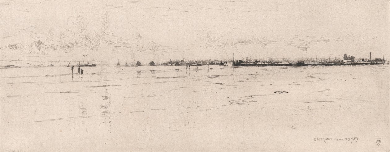Wejście do Mersey autorstwa Sir Frank Short
