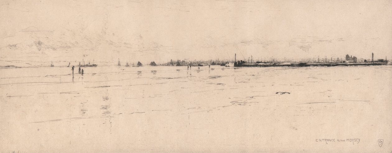 Wejście do Mersey autorstwa Sir Frank Short