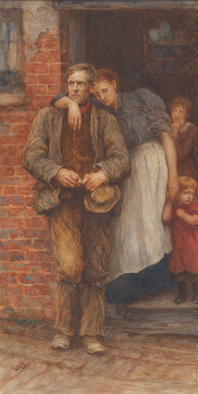 Strajk autorstwa Sir Hubert von Herkomer