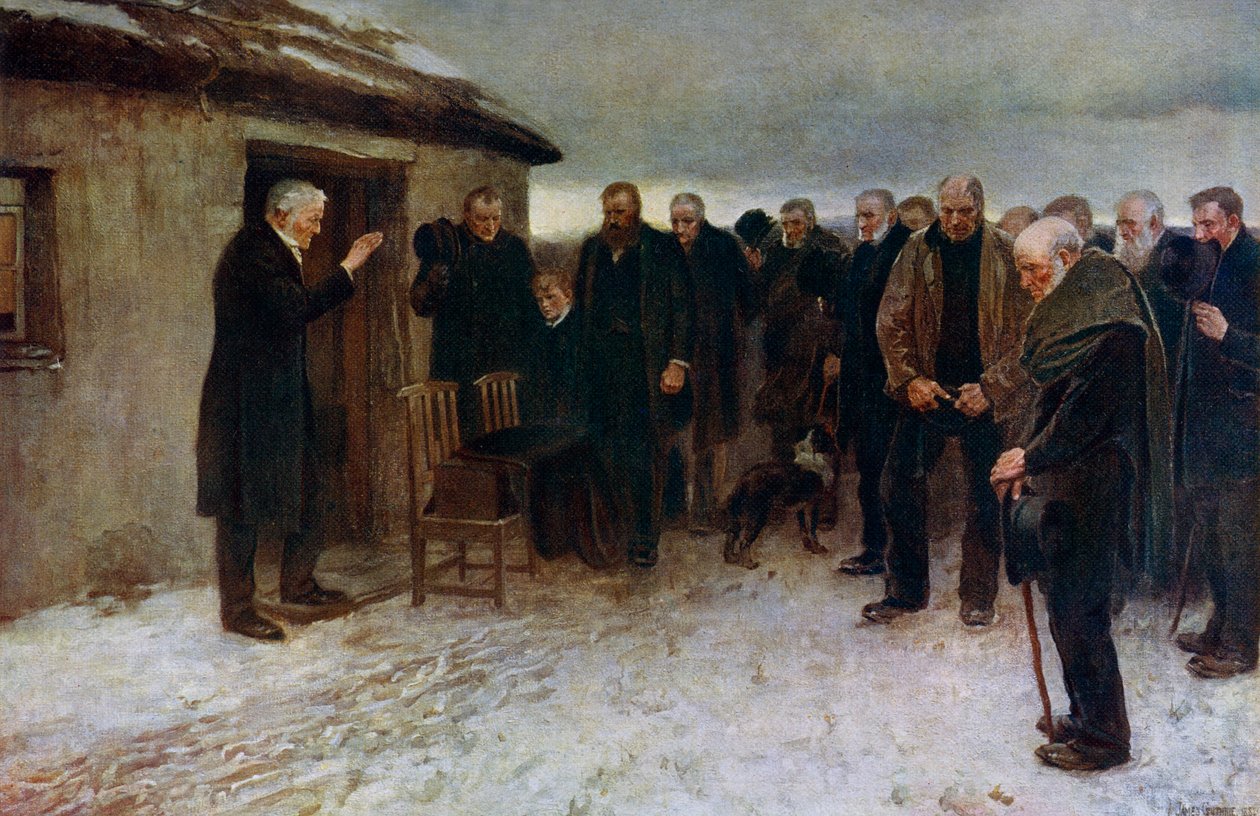 Pogrzeb góralski, 1882, 1912. autorstwa James Guthrie