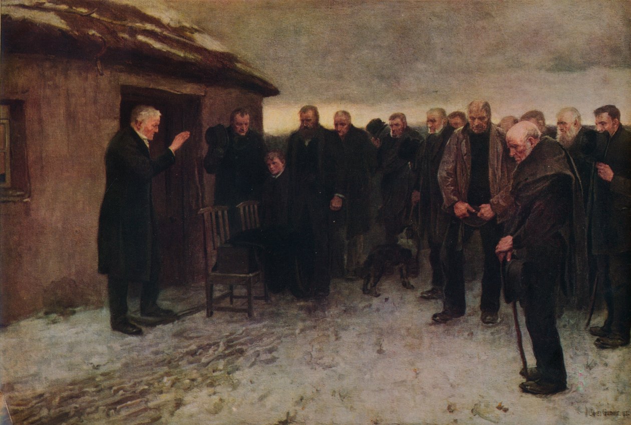 Pogrzeb góralski, 1882, 1935. autorstwa James Guthrie