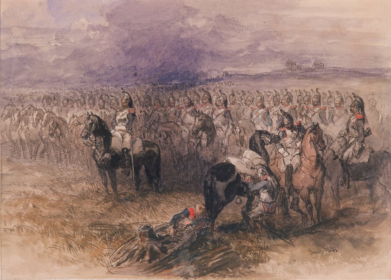 Kawaleria francuska, 1851 autorstwa Sir John Gilbert