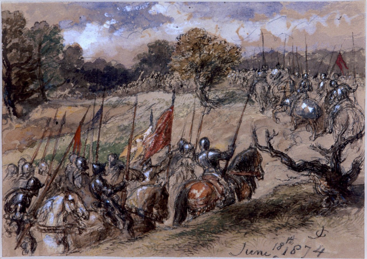 „W marcu”, 1874 r. autorstwa Sir John Gilbert