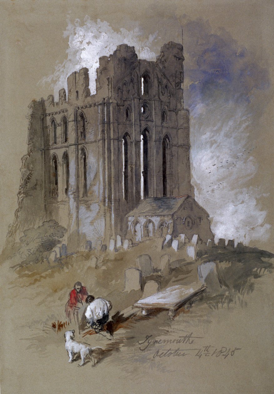 „Tynemouth”, 1845, Tyne & Wear autorstwa Sir John Gilbert
