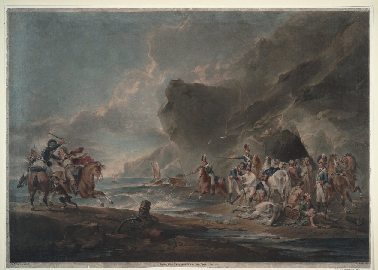 Przemytnicy pokonani, 1795-1798 autorstwa Sir Peter Francis Bourgeois