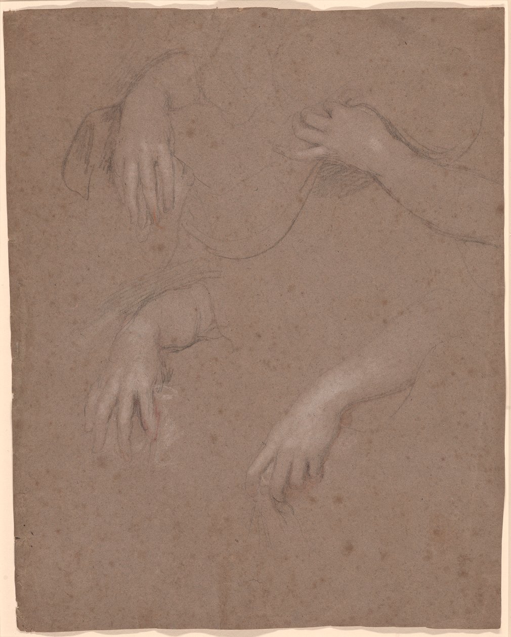 Rysunki rąk autorstwa Sir Peter Lely
