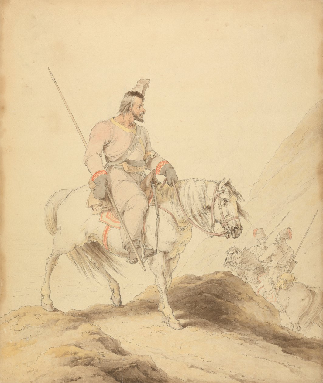 Kozak Uralski autorstwa Sir Robert Kerr Porter