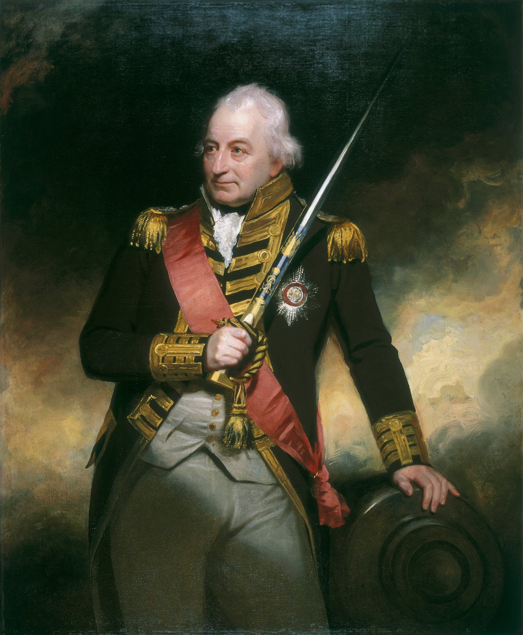 Admirał John Jervis, ok. 1801 r. autorstwa Sir William Beechey