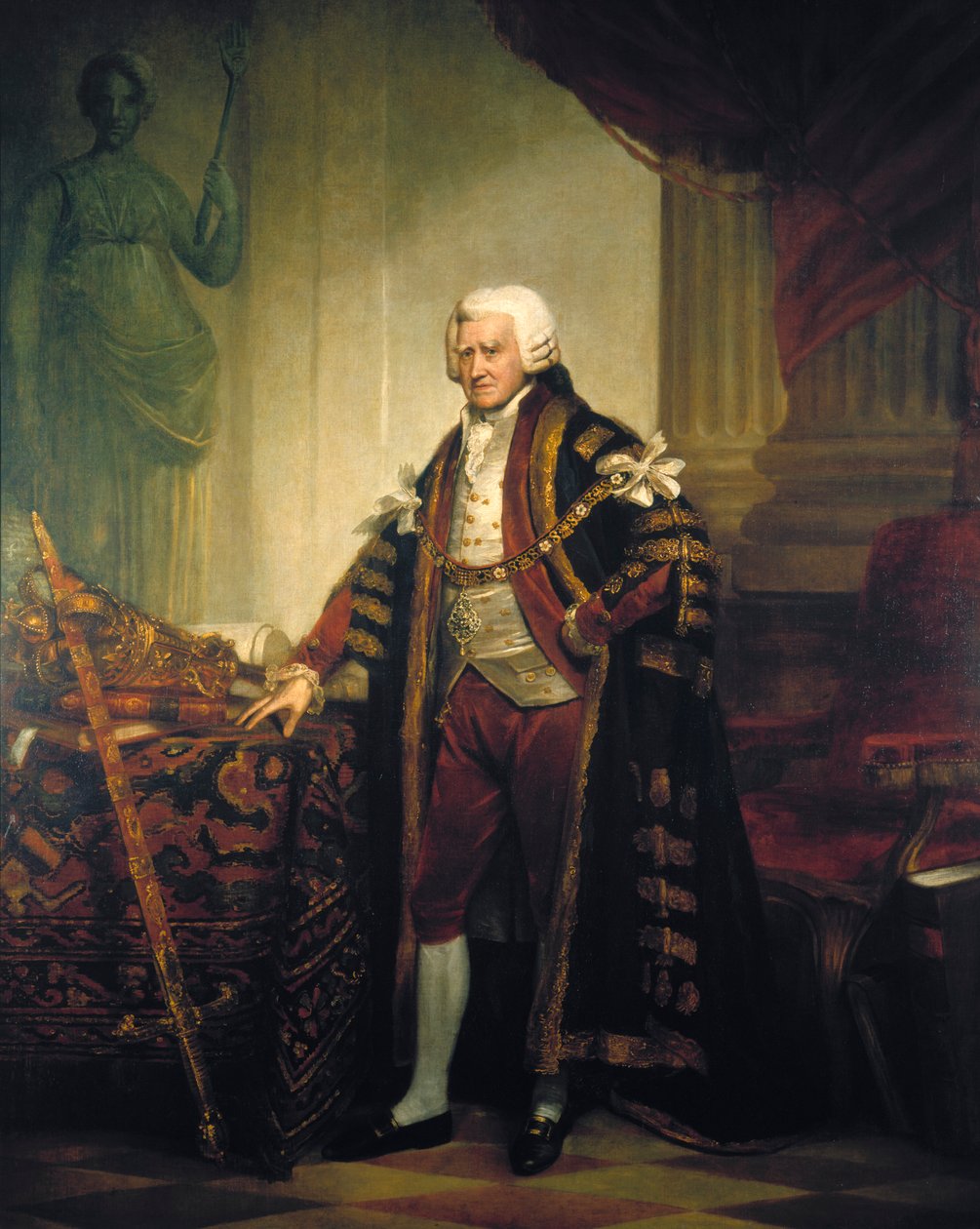 „Starszy John Boydell”, 1801 r. autorstwa Sir William Beechey