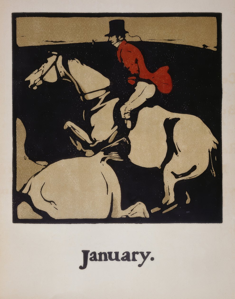 wyścigi konne autorstwa Sir William Nicholson