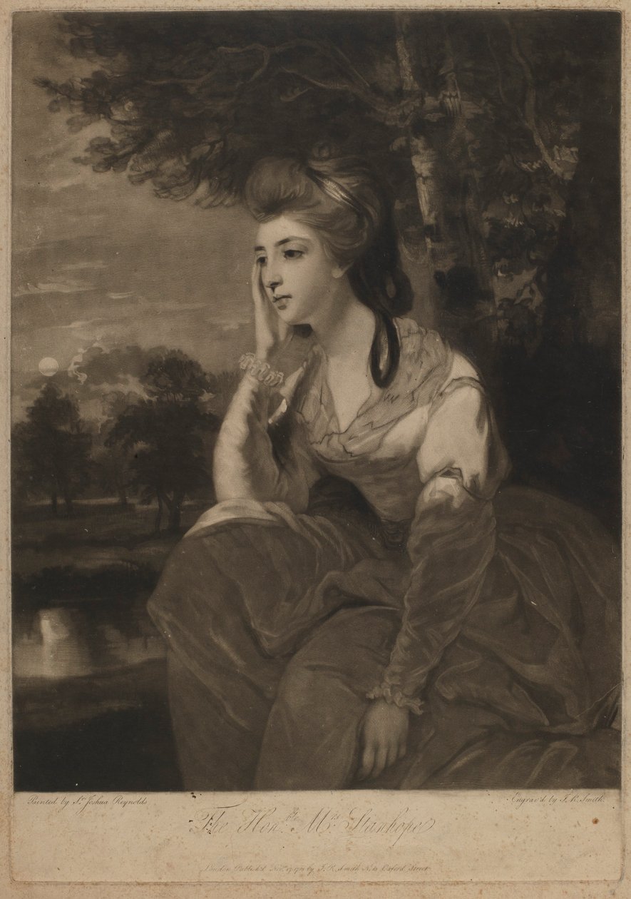 Czcigodna pani Stanhope autorstwa Smith, John Raphael