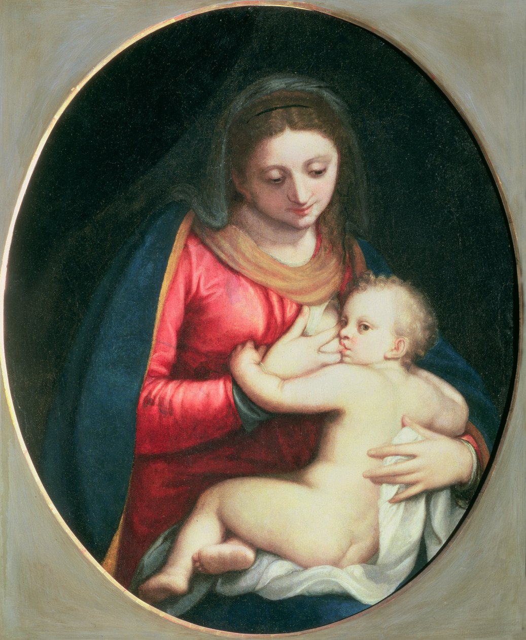 Madonna z Dzieciątkiem, 1598 autorstwa Sofonisba Anguissola