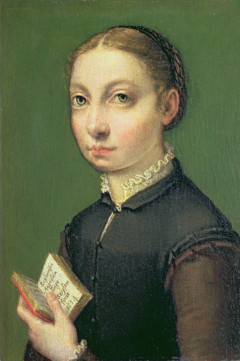Autoportret, 1554 (panel) autorstwa Sofonisba Anguissola