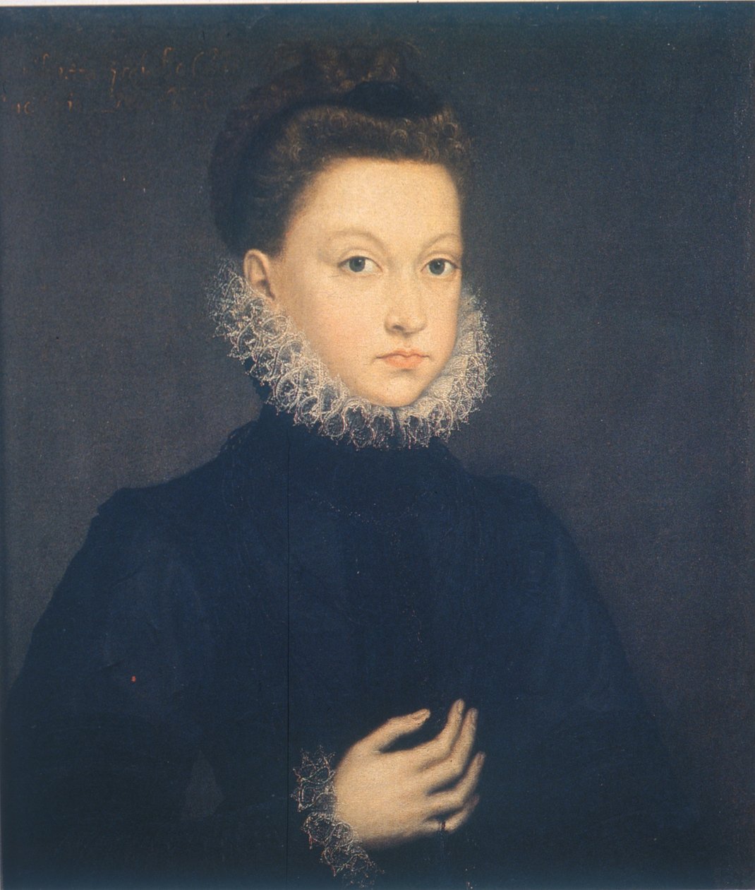 Infantin Isabella Clara Eugenia autorstwa Sofonisba Anguissola