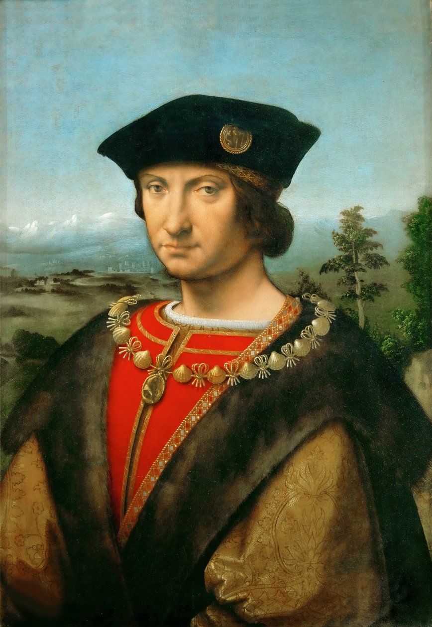 Portret Karola II z Amboise, ok. 1507. autorstwa Solari