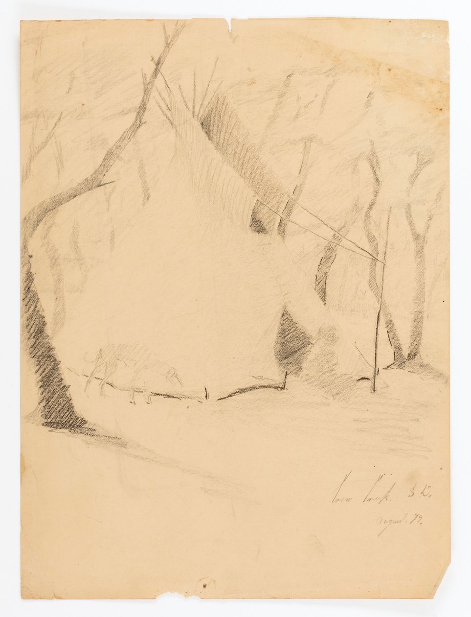Crow Creek, S.D. autorstwa Solon H. Borglum