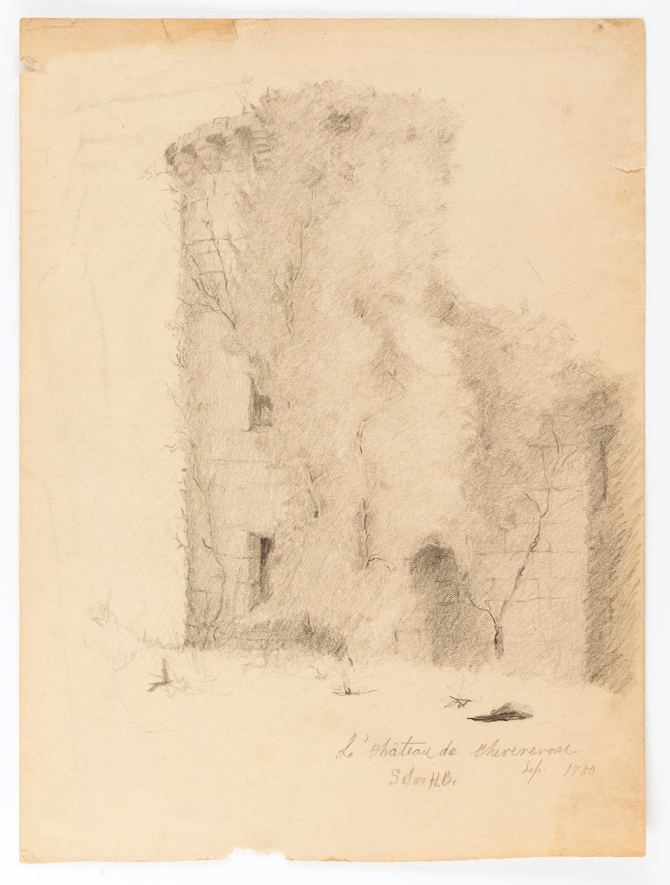 Le Chateau de Chevenevase autorstwa Solon H. Borglum