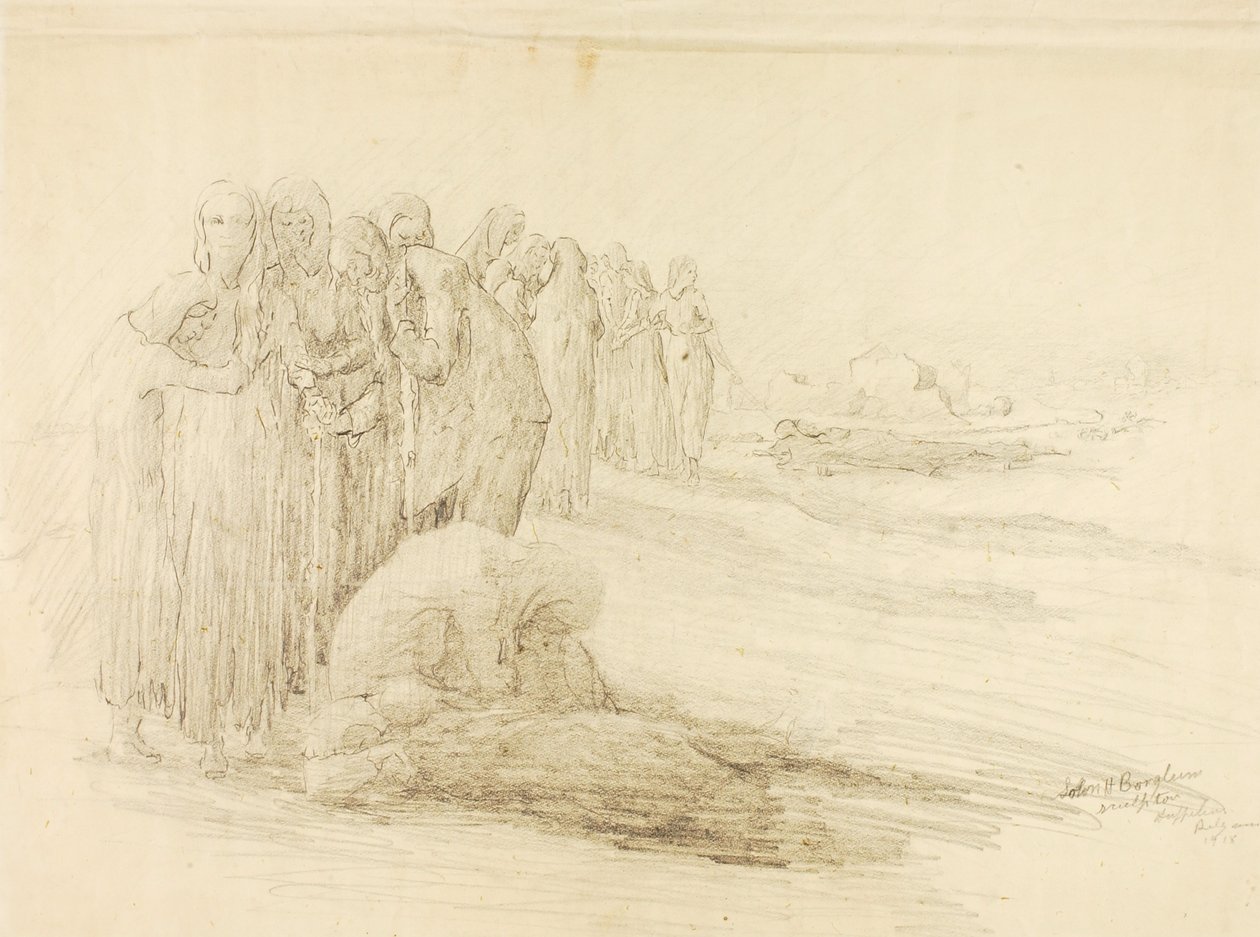 Żałoba autorstwa Solon H. Borglum