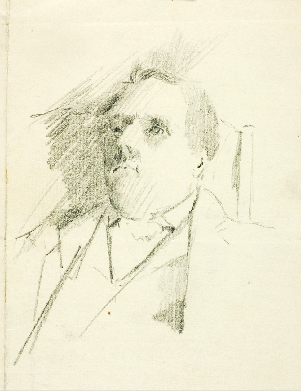 Studium portretu autorstwa Solon H. Borglum