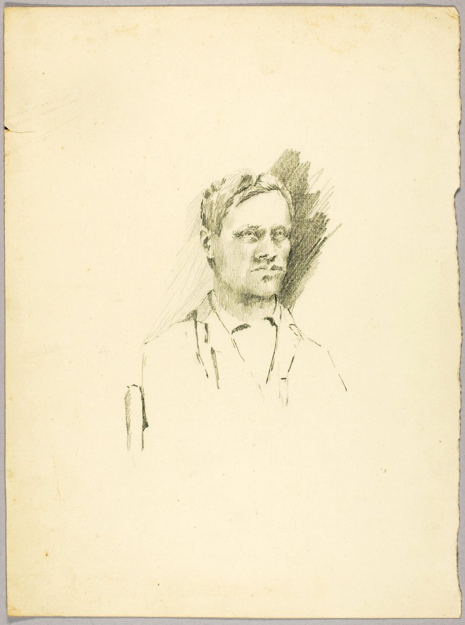 Studium portretu autorstwa Solon H. Borglum