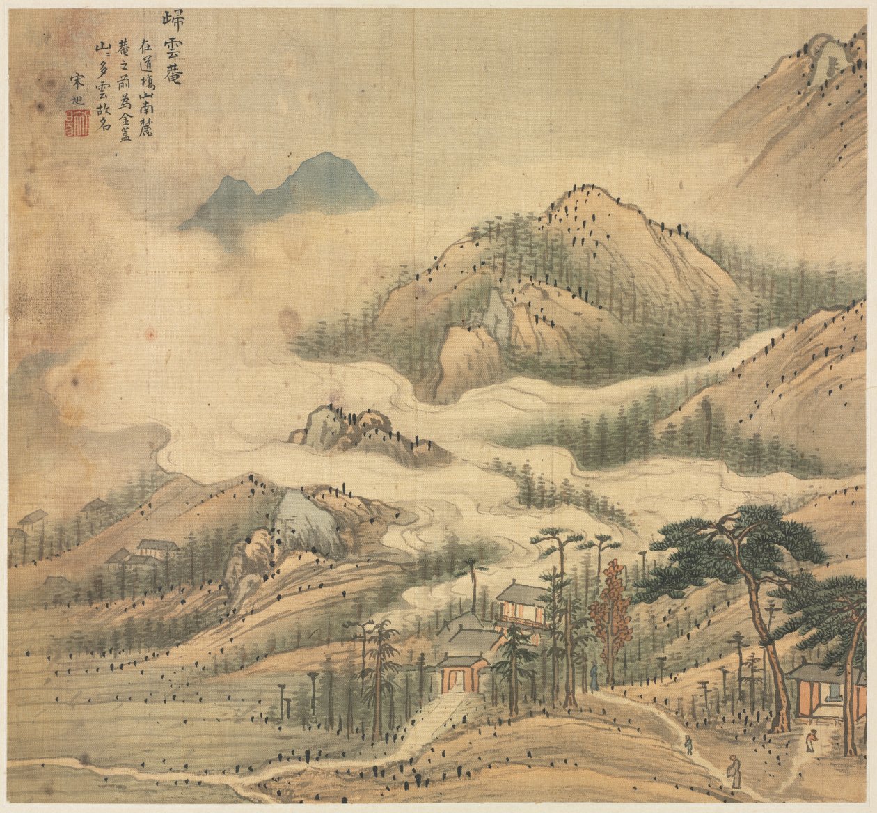 Świątynia Guiyun, 1500s. autorstwa Song Xu