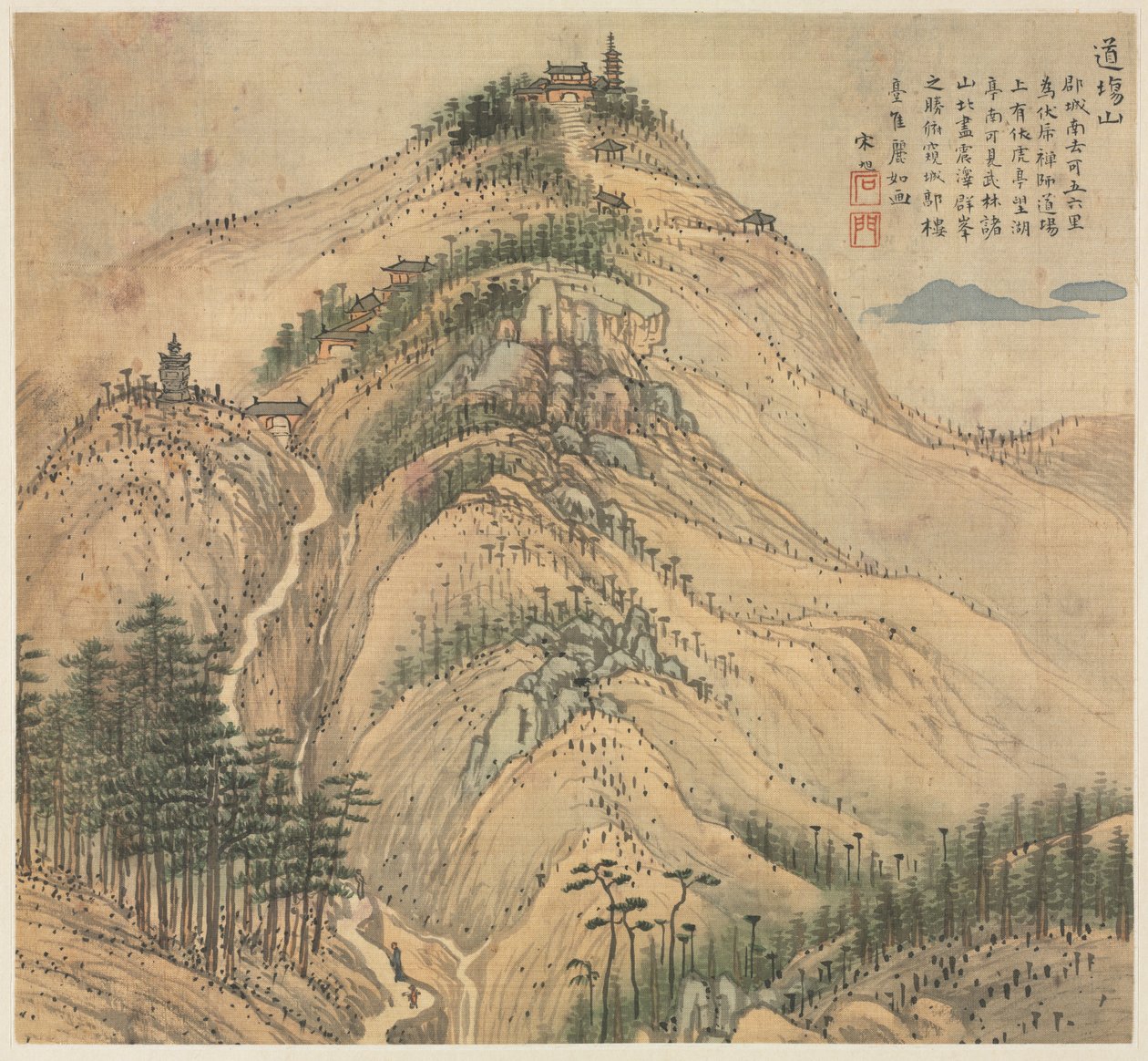 Mt. Daochang, 1500s. autorstwa Song Xu